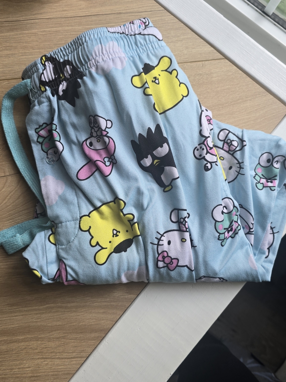 Unisex Light Blue Sanrio Pajama Pants